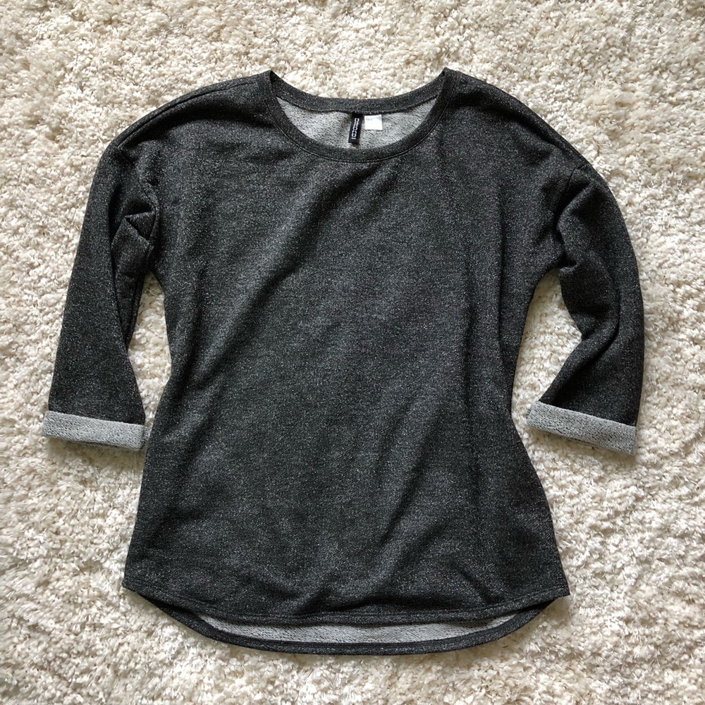 H&M Metallic Top